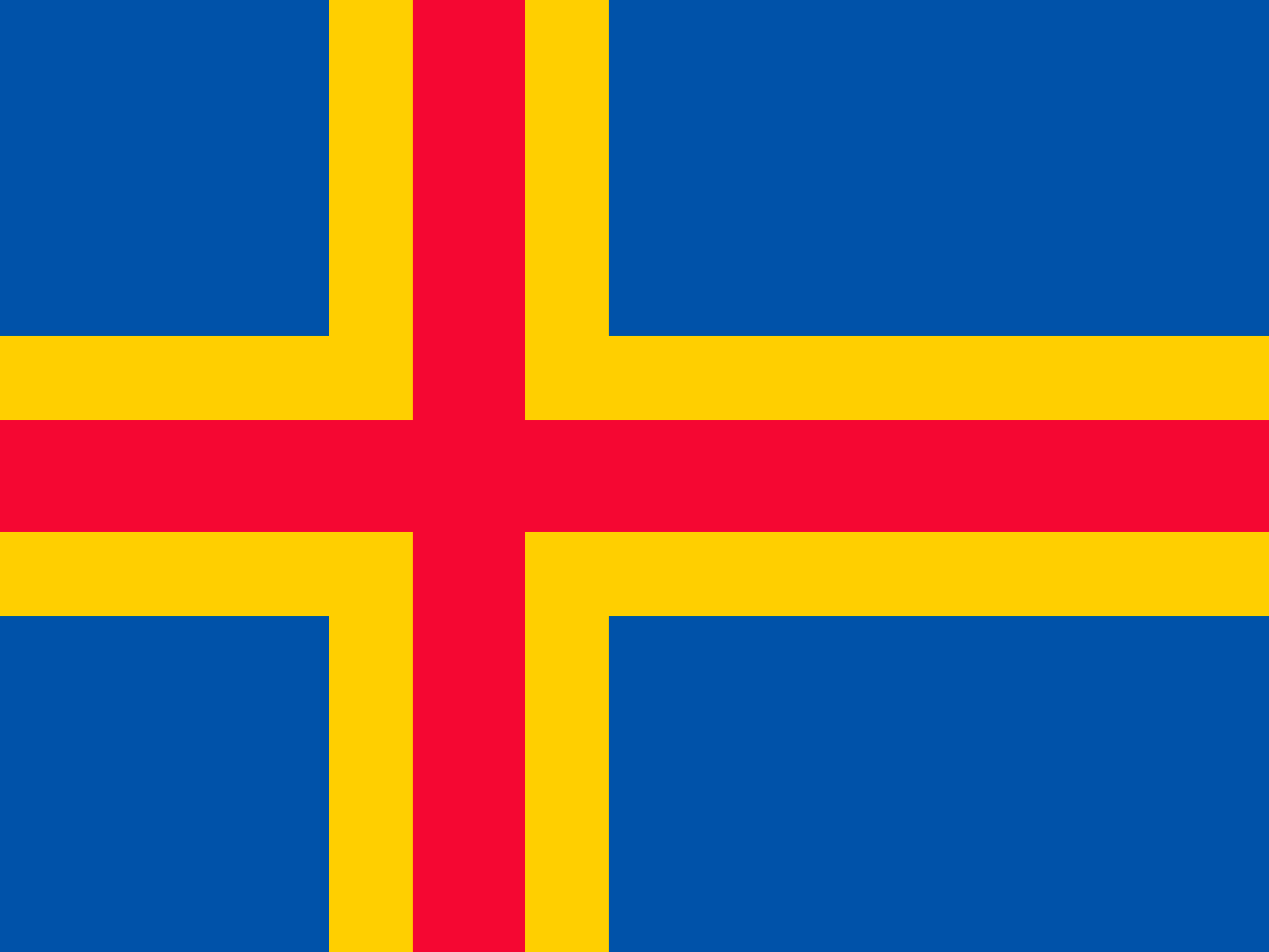 Åland flagga