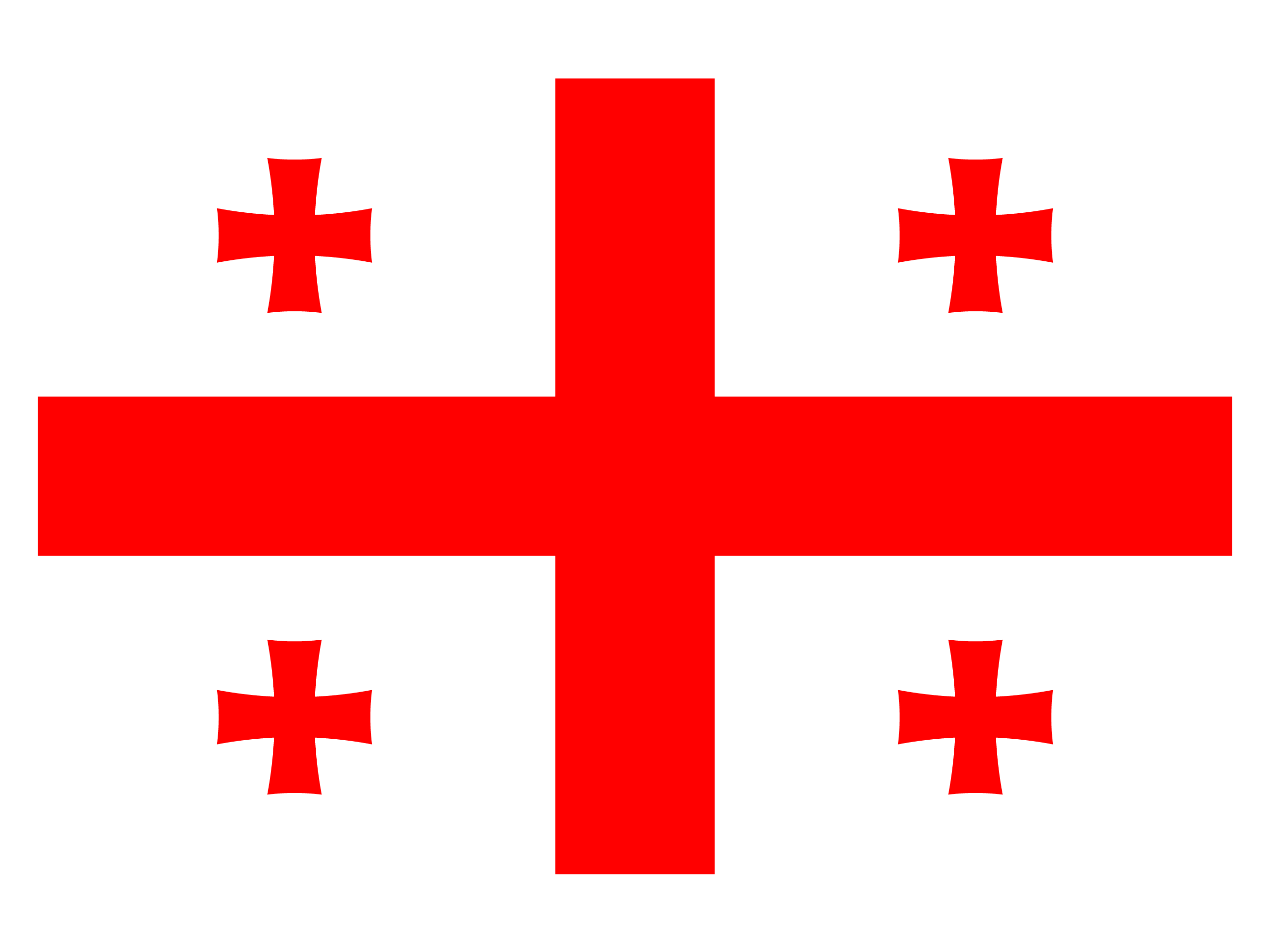 Georgien flagga