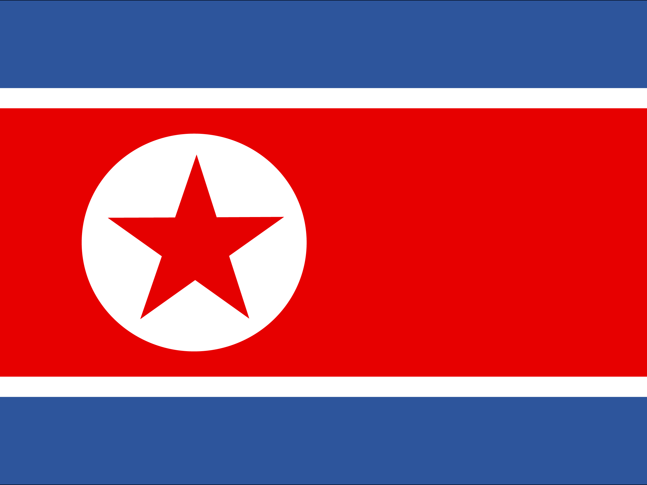 Nordkorea flagga