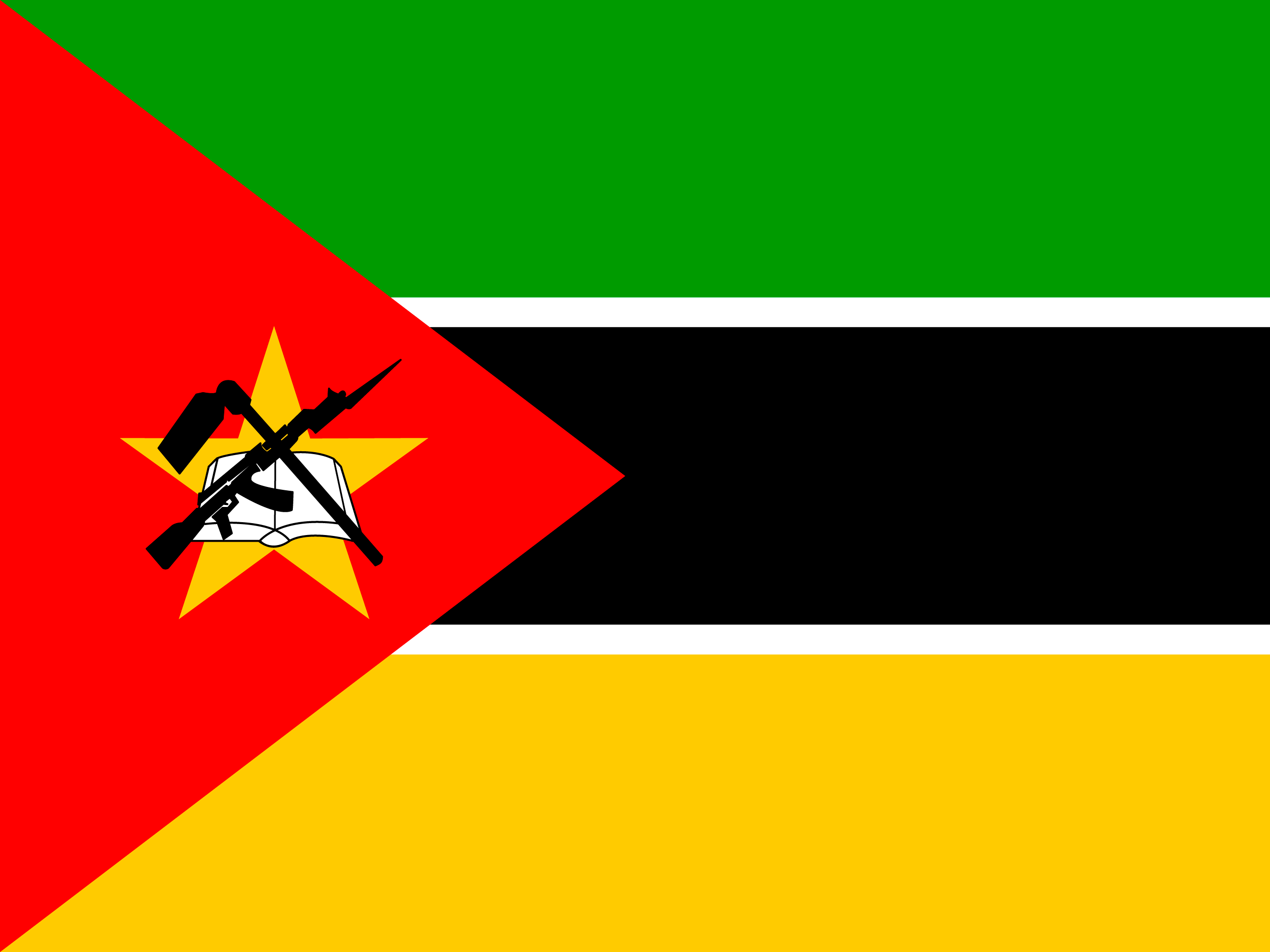 Moçambique flagga
