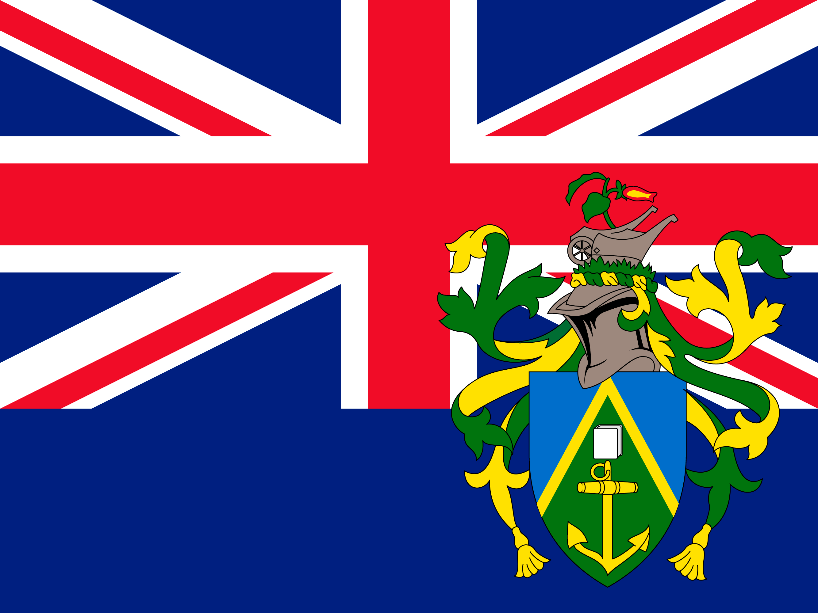 Pitcairnöarna flagga