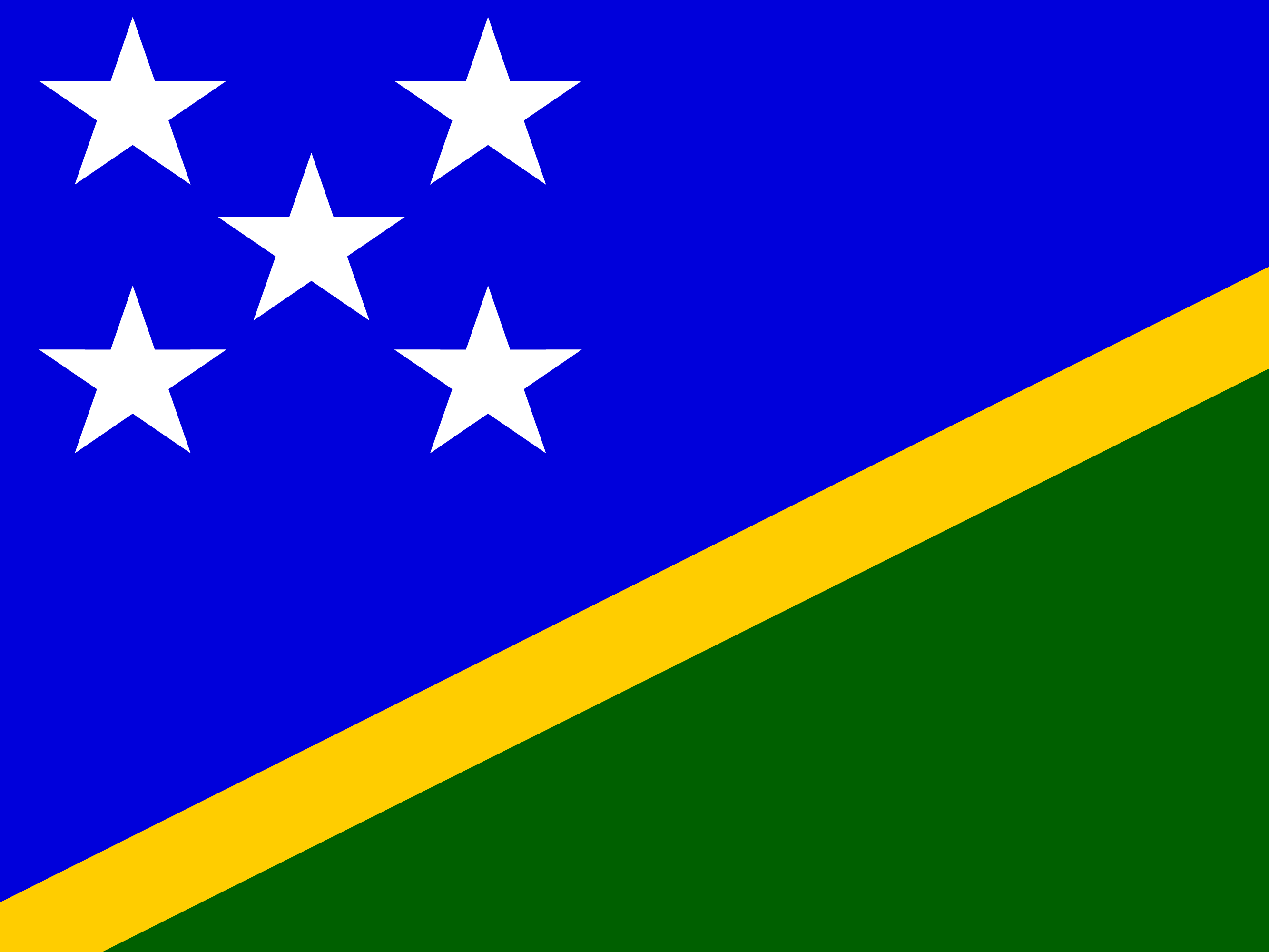 Salomonöarna flagga