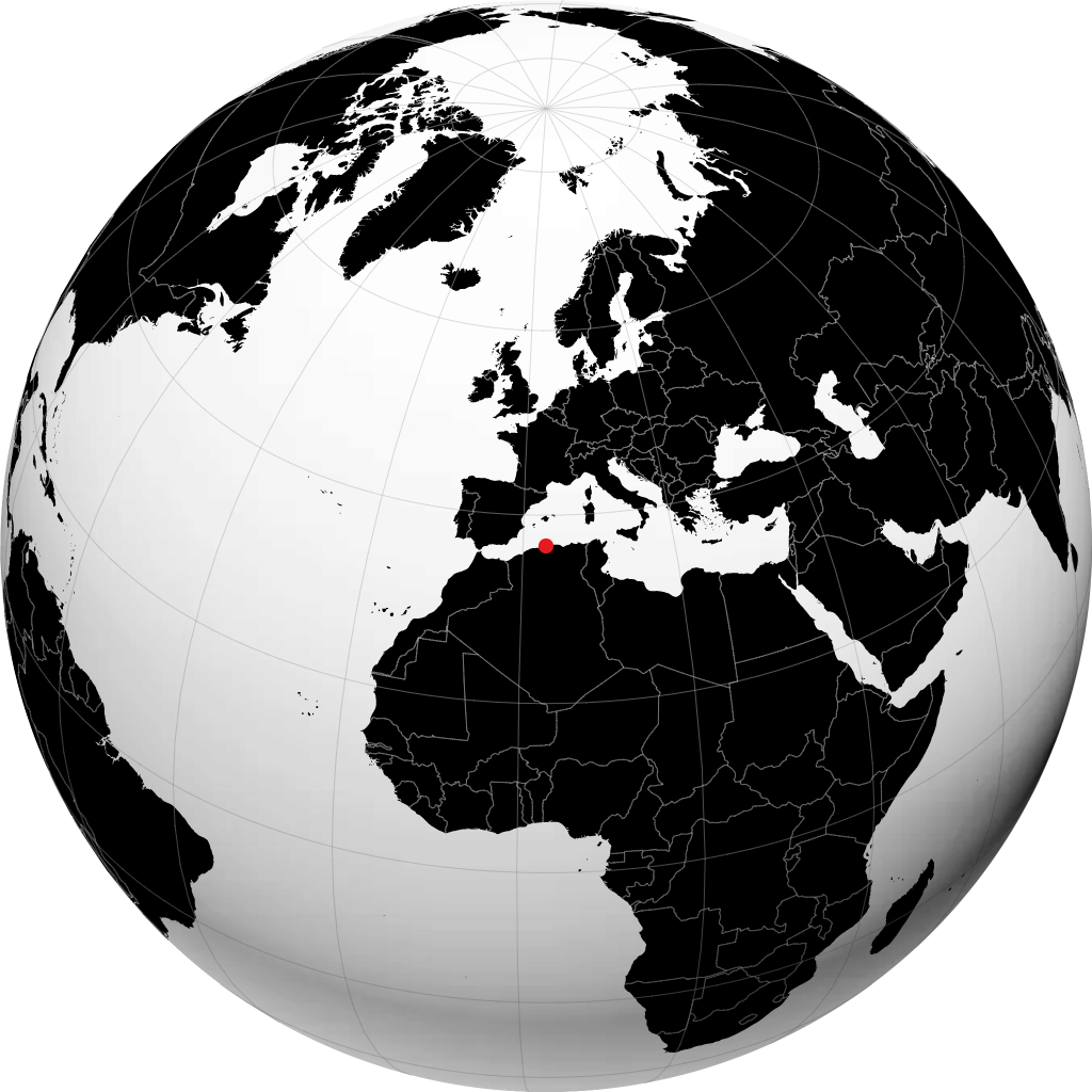 Alger på globen
