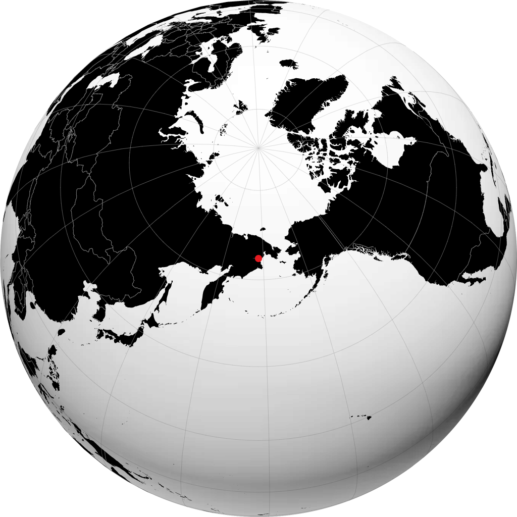 Anadyr på globen