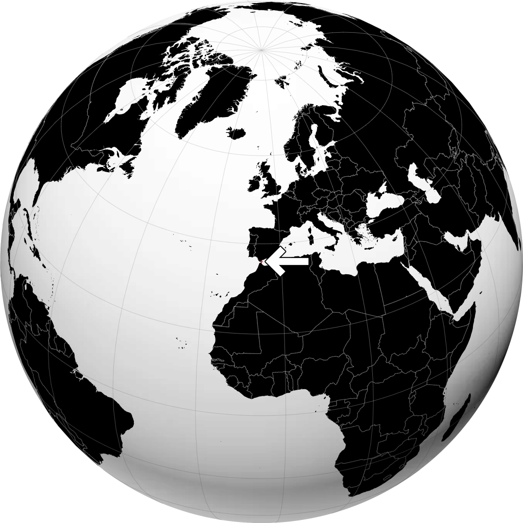 Gibraltar på globen