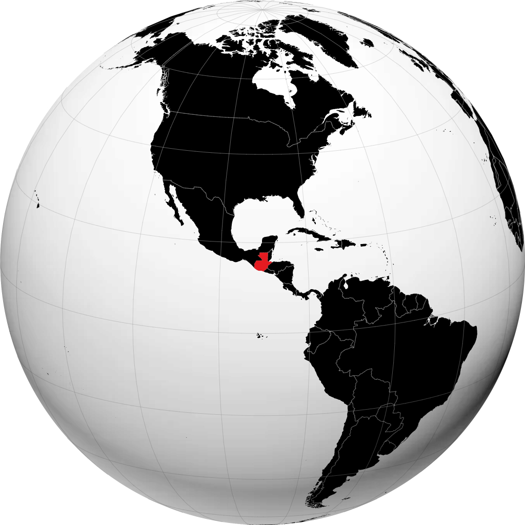 Guatemala på globen