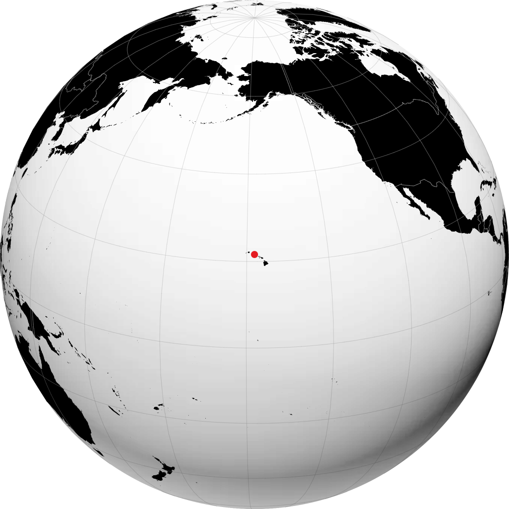 Haleiwa på globen