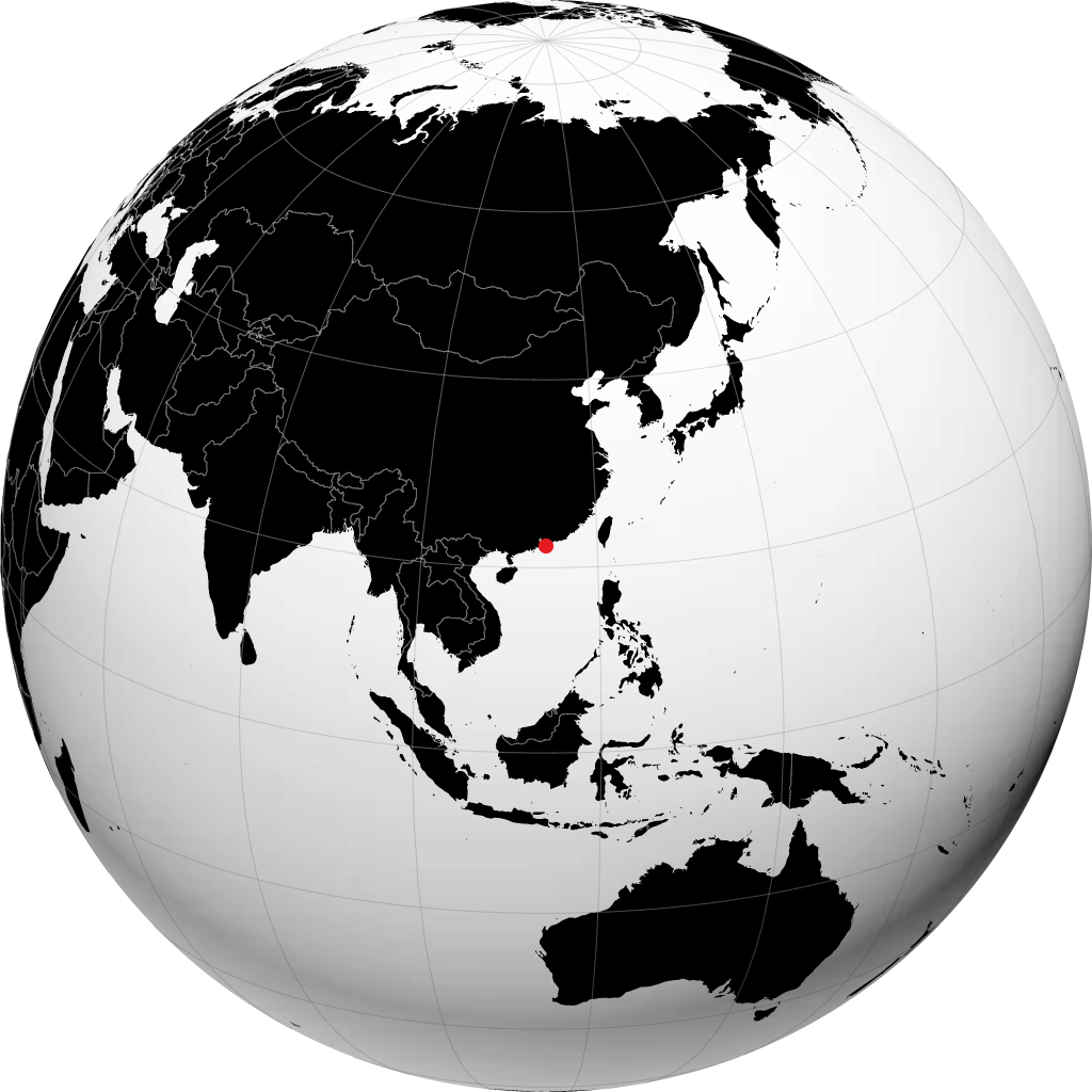 Hongkong på globen