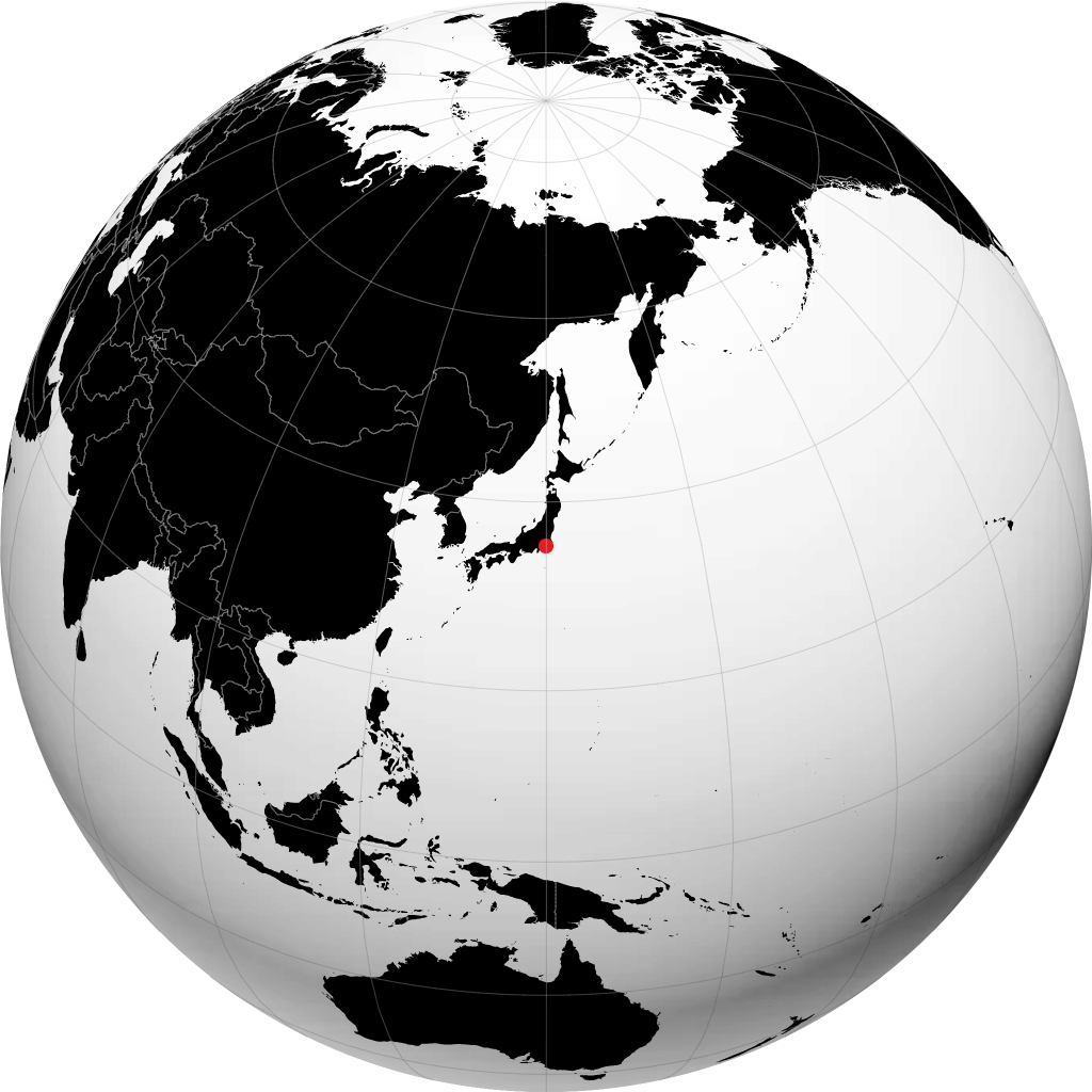 Kisarazu på globen