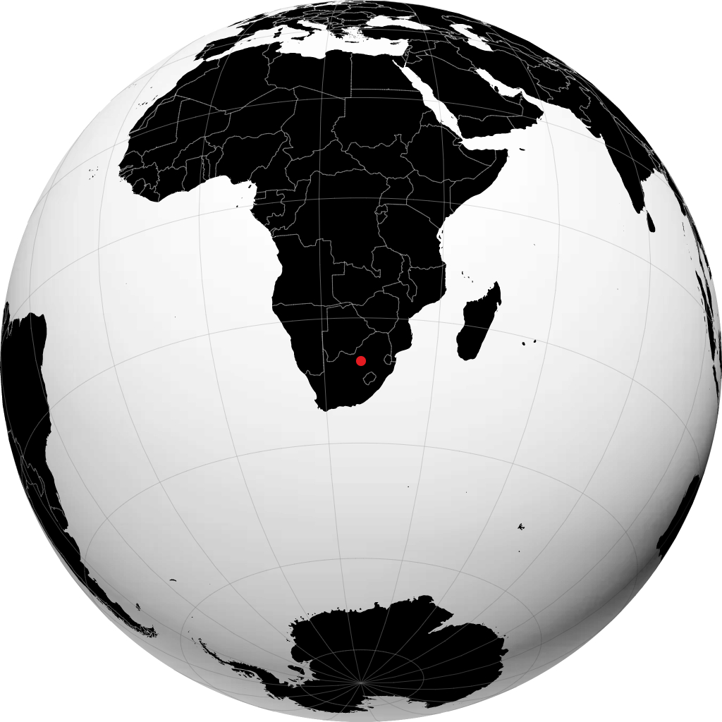 Klerksdorp på globen