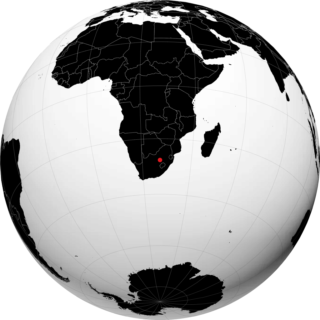 Kroonstad på globen