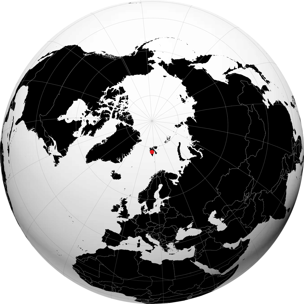 Longyearbyen på globen