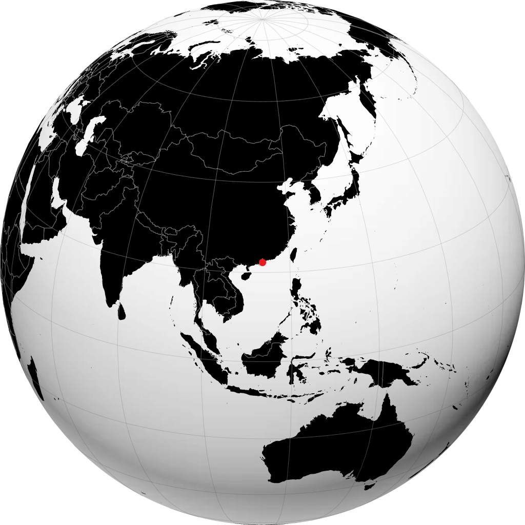 Macao på globen