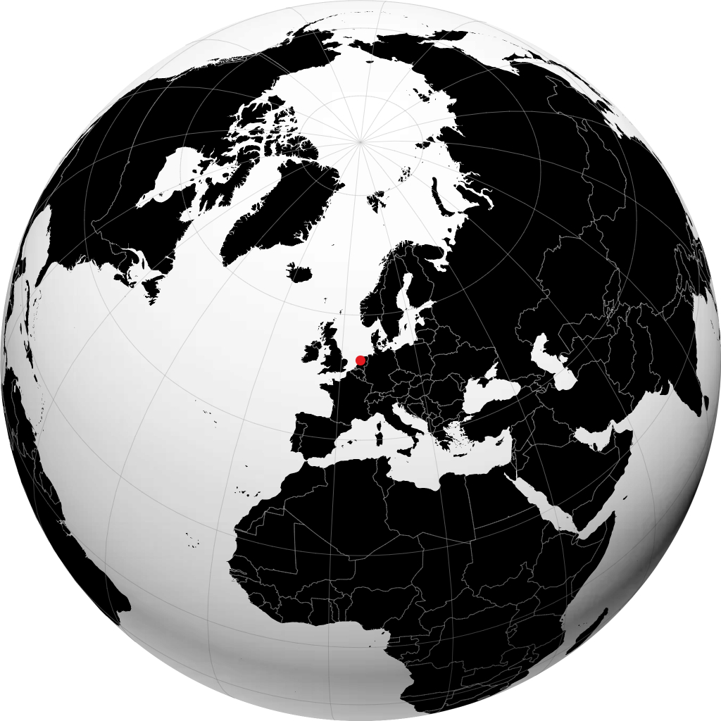 Medemblik på globen