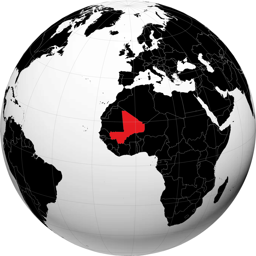 Mali på globen