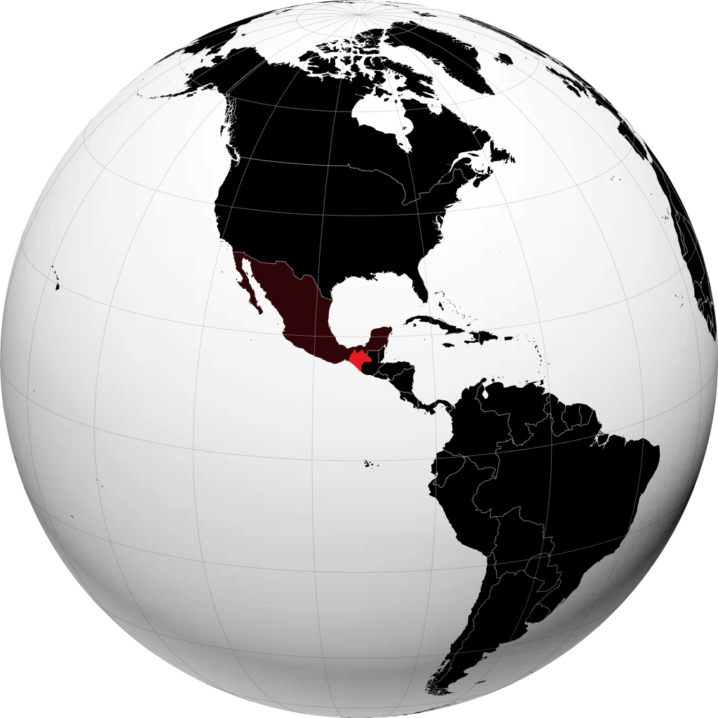 Chiapas på globen