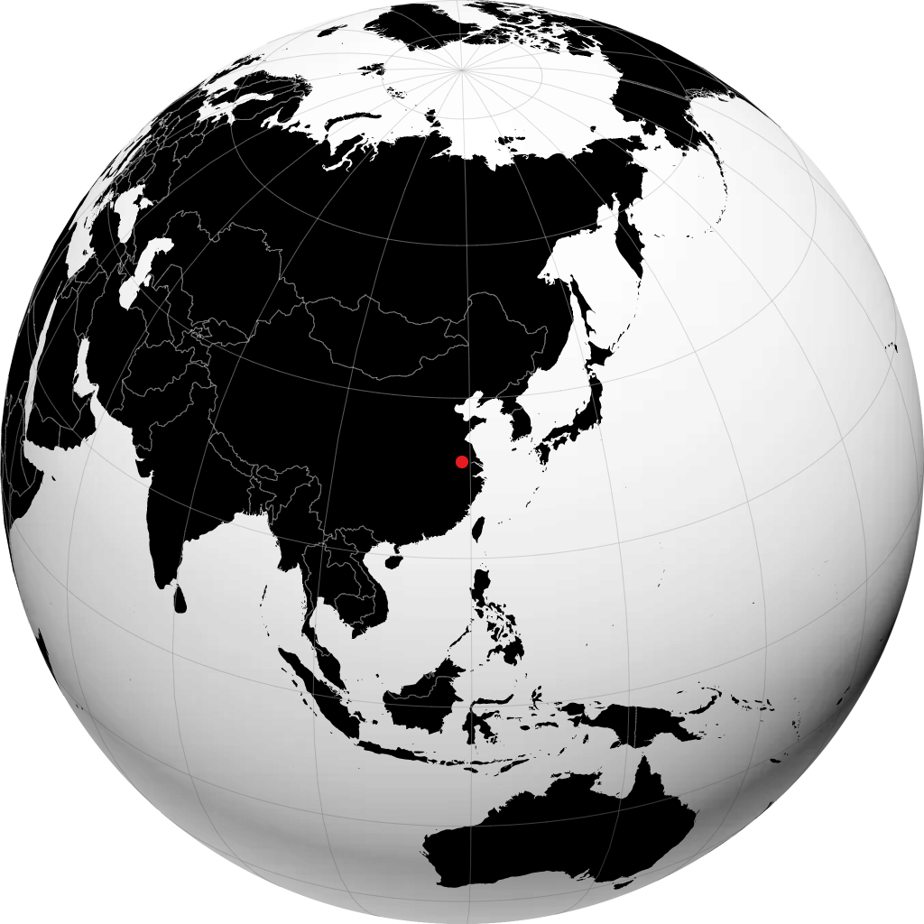 Nanjing på globen