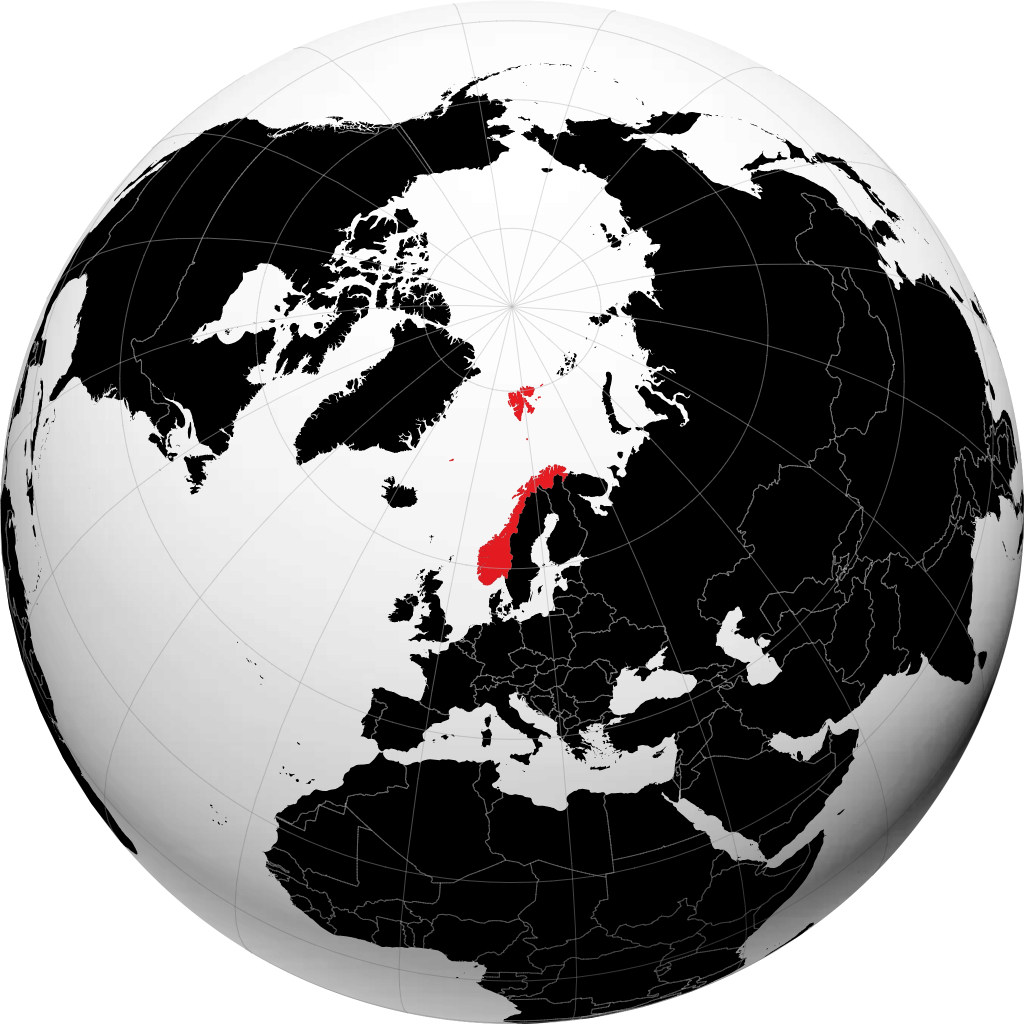 Norge på globen