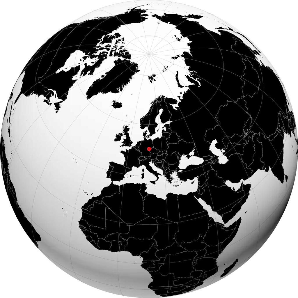 Plauen på globen