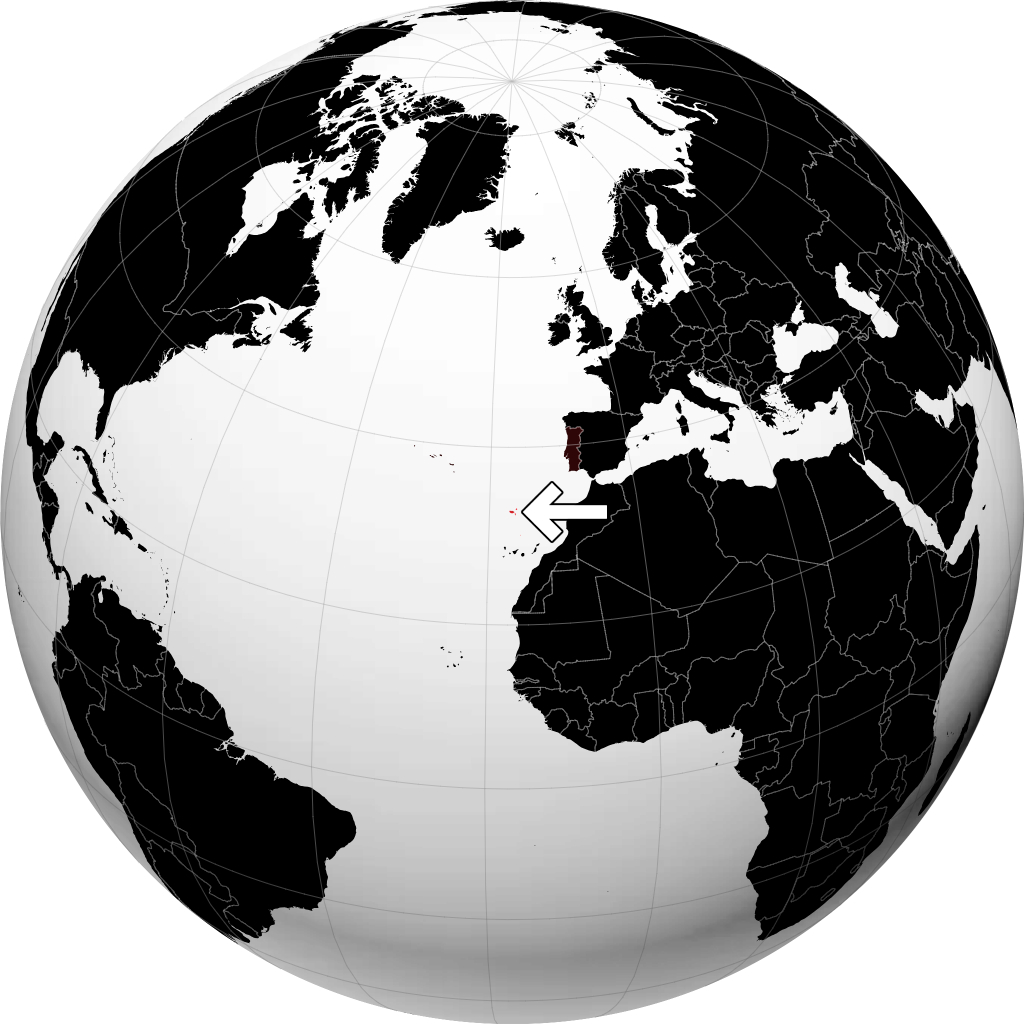 Madeira på globen