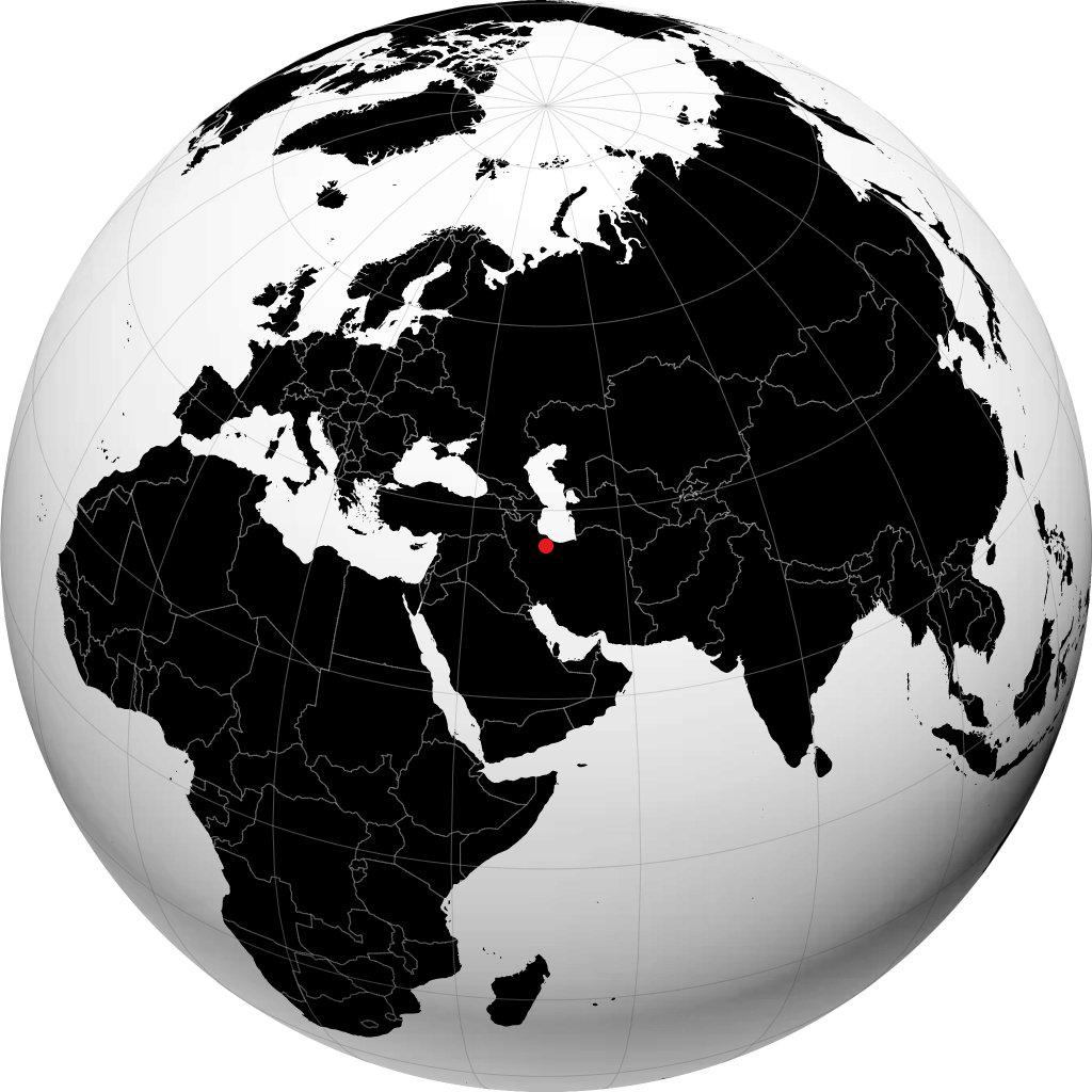 Qazvin på globen