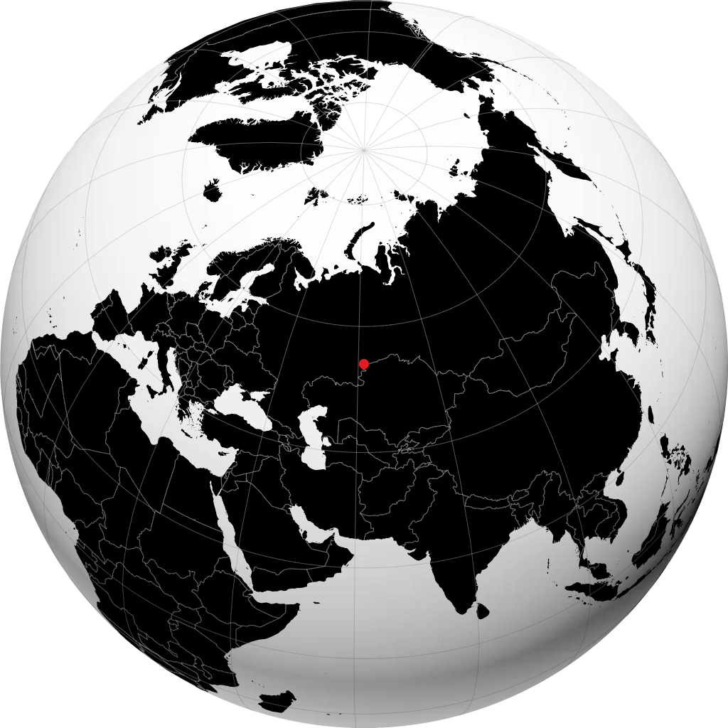 Troitsk på globen