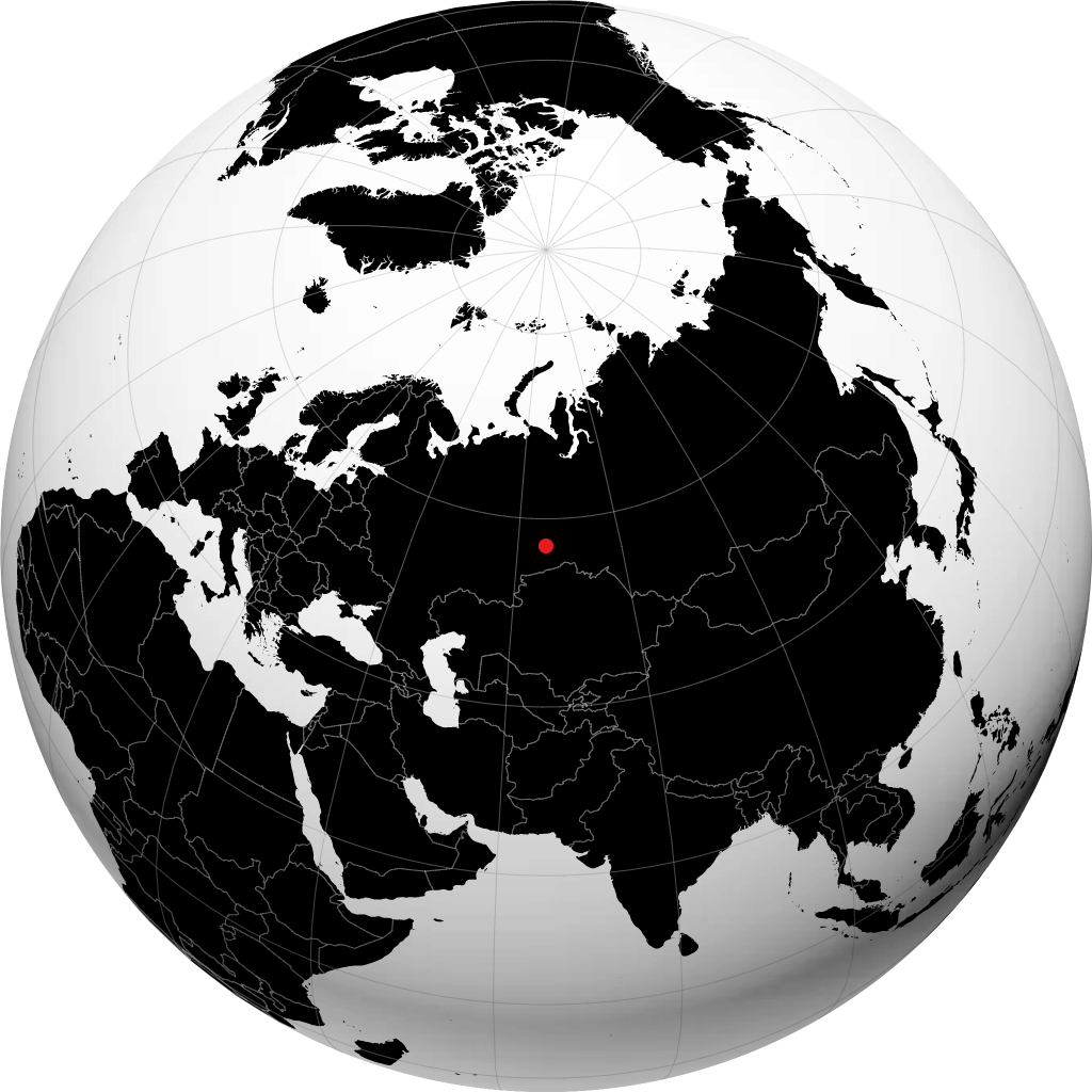 Tyumen på globen