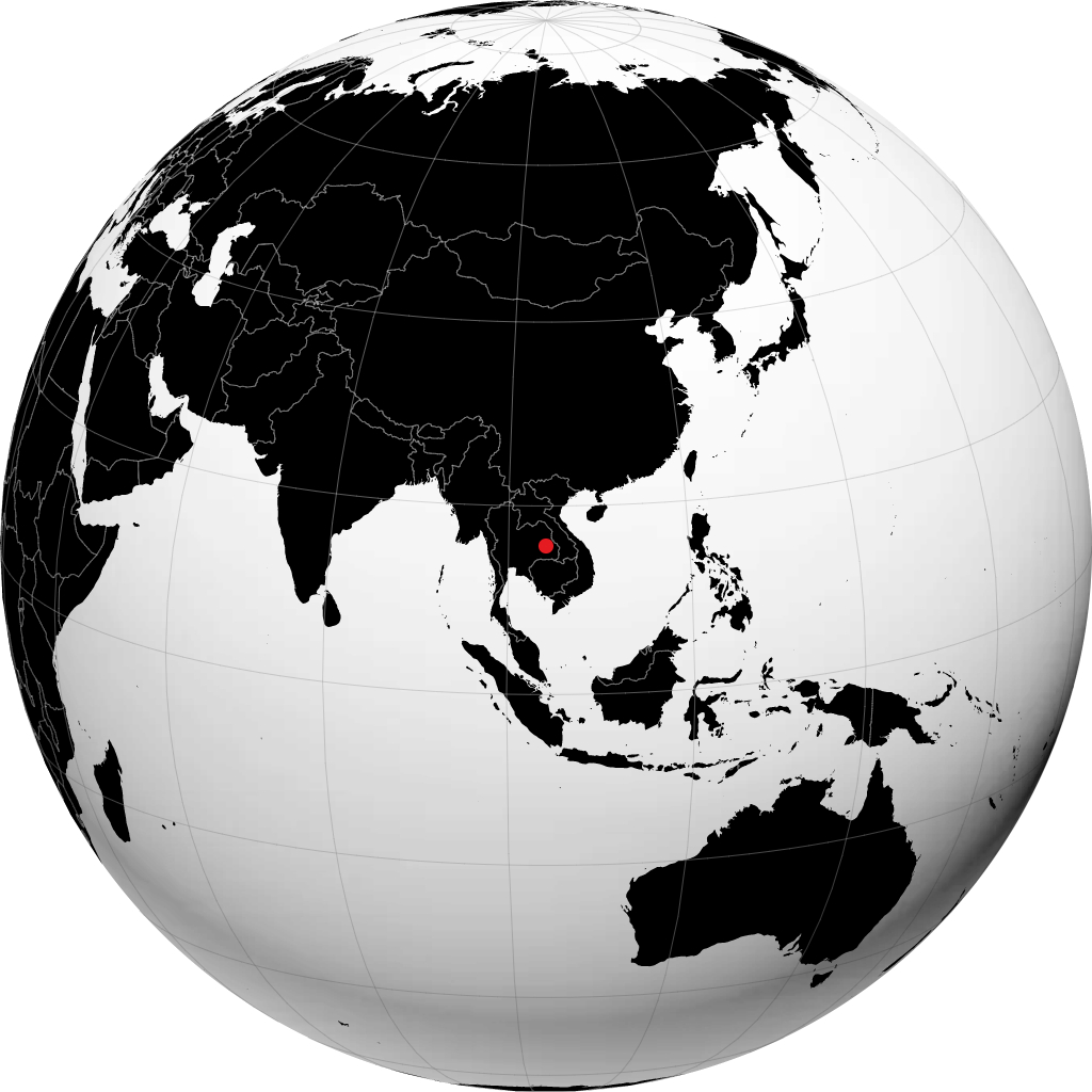 Yasothon på globen