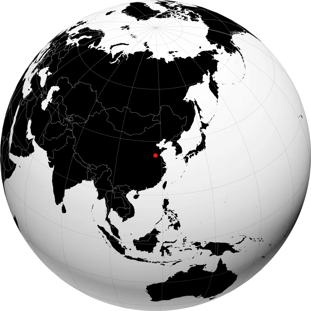 Zaozhuang på globen
